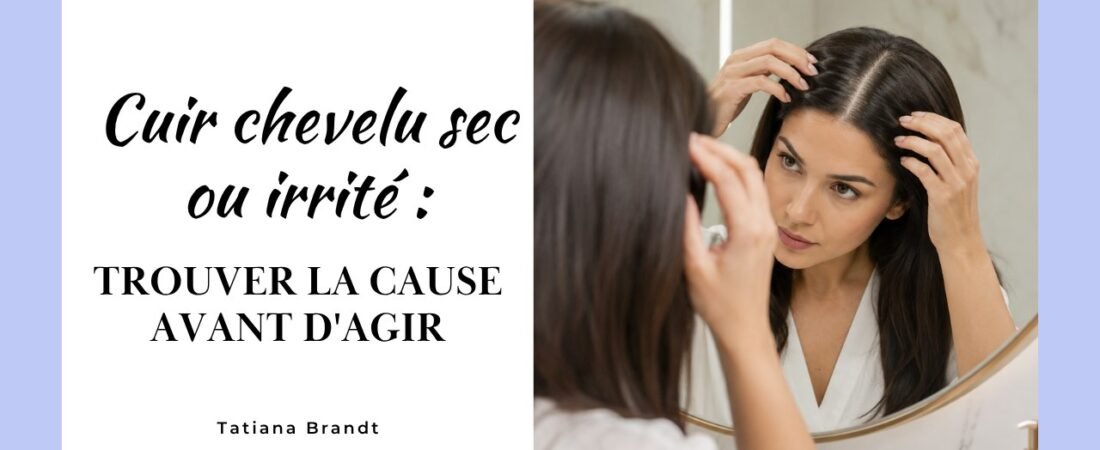Cuir chevelu sec ou irrité : trouver la cause avant d&rsquo;agir