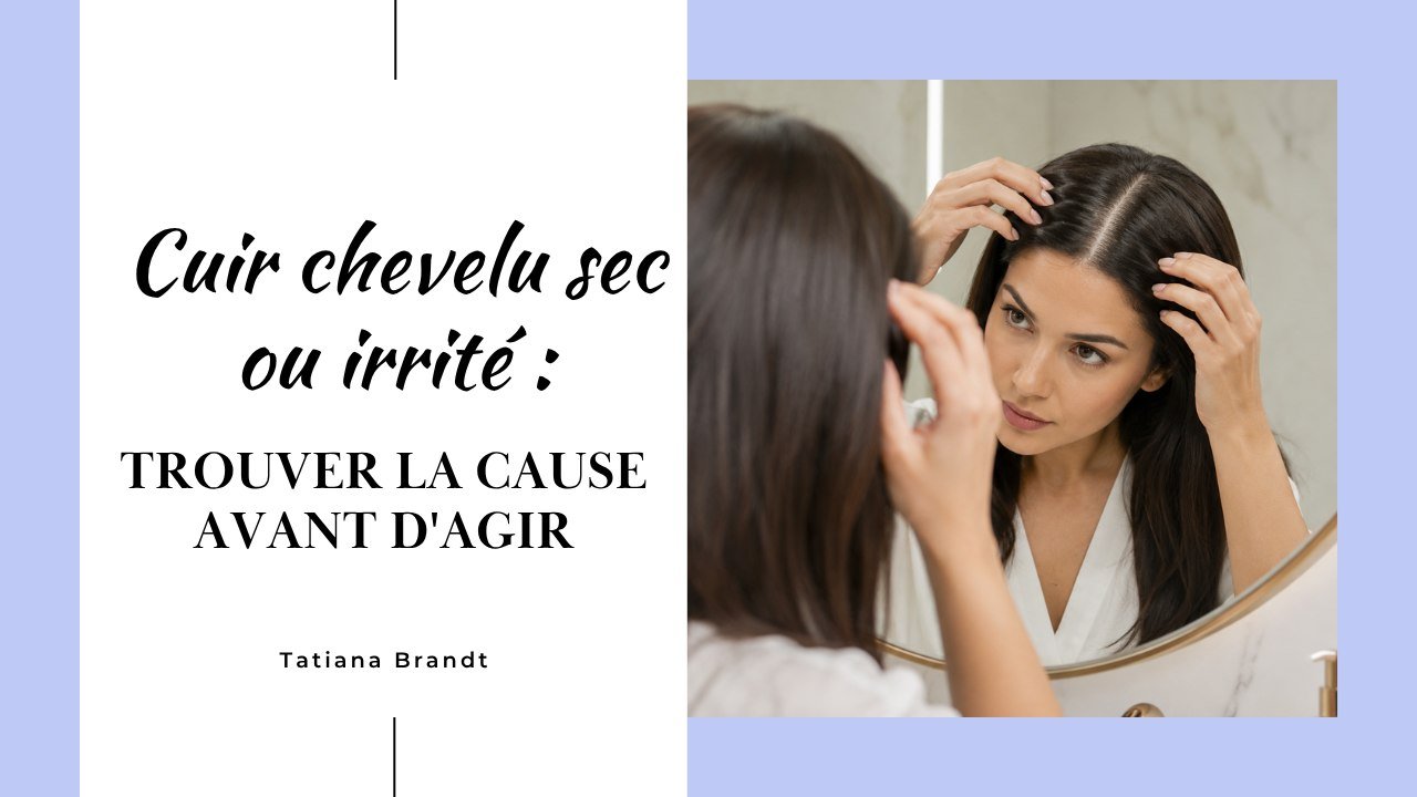 Cuir chevelu sec ou irrité : trouver la cause avant d’agir