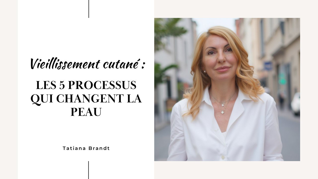 Vieillissement cutané : les 5 processus qui changent la peau